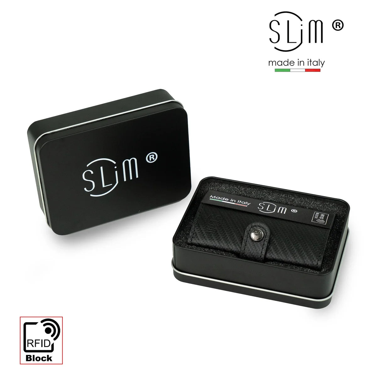 Portafoglio SLIM CARBON NERO