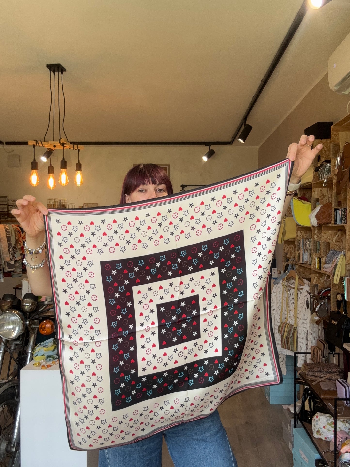 Foulard CUORI E FIORI