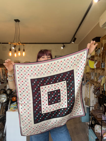 Foulard CUORI E FIORI