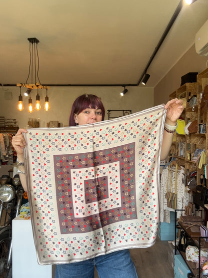 Foulard CUORI E FIORI