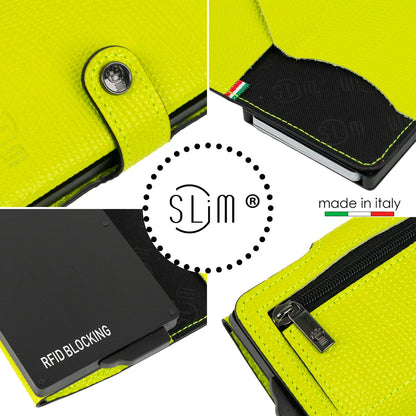 Portafoglio SLIM TEJUS LIME