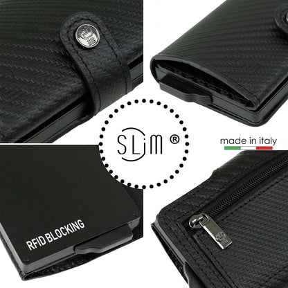 Portafoglio SLIM CARBON NERO