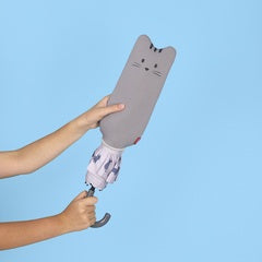 OMBRELLO GATTO GRIGIO