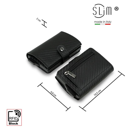 Portafoglio SLIM CARBON NERO