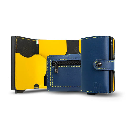 Portafoglio SLIM BLU&GIALLO