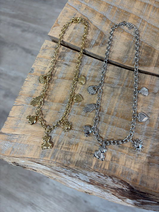 COLLANA multicharms Chic